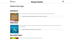Desktop Screenshot of havingfunction.com